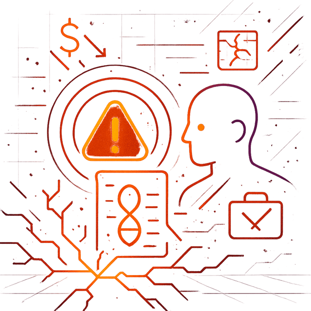 AI governance crisis illustration